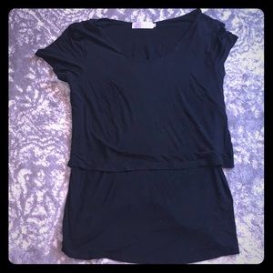 Latched mama nursing shirt